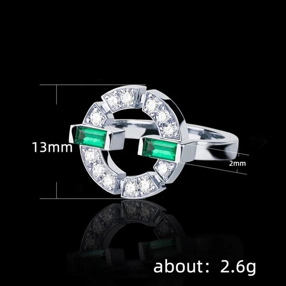 💍Trendy Design Zircon Unique Hollow Rings for Women, INDN8327 - Picture 2 of 3